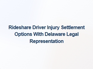 Rideshare Driver Injury Settlements in Delaware with Legal Support